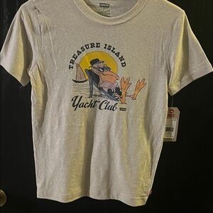 KIDS 🧒 Levi's Cream Treasure Island Graphic Tee